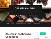 Tablet Screenshot of georgiantable.com